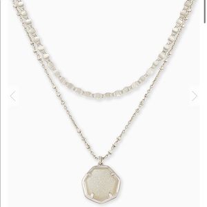 Kendra Scott Cynthia Silver Multi Necklace